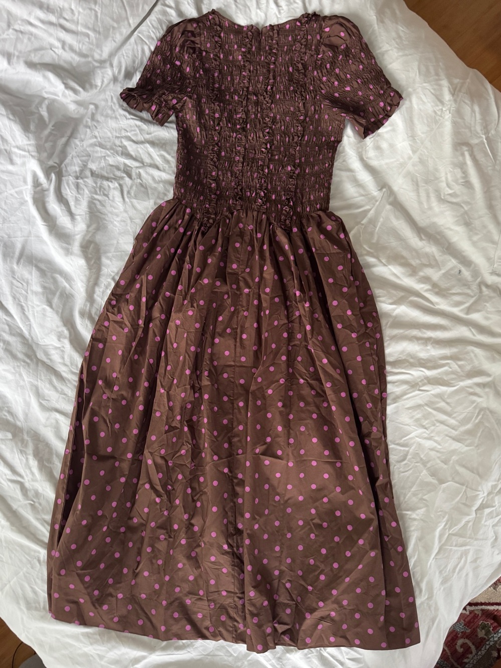 Damson Madder Raphaela 100% cotton Midi Dress - Picture 7 of 12